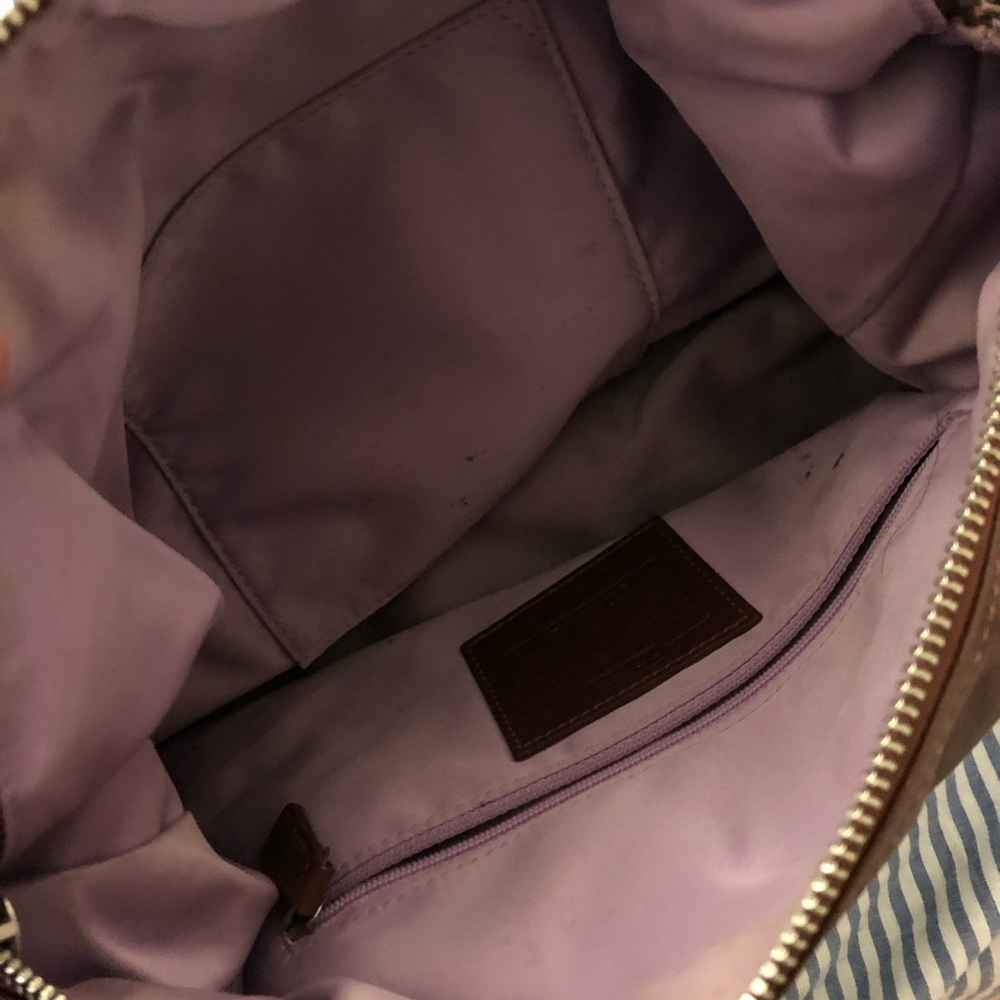Brown leather Coach bag - Picture 4 of 4